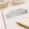 Bloemen Kant Metalen Stansvormen, Bloemen Hart Bruiloftsuitnodigingskaart Rand Snijgereedschap, Koolstofstaal Embossing Stencil voor DIY Scrapbooking, Kaart Foto