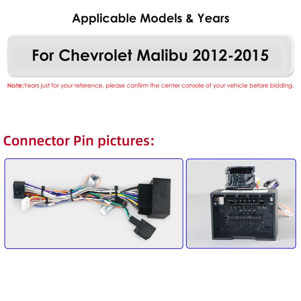 OSSURET Car Intelligent Systems Carplay Android AutoRadio for Chevralet Malibu Stufenheck 2012 - 2015 V300 Multimedia Video Player Bluetooth DVR Cam