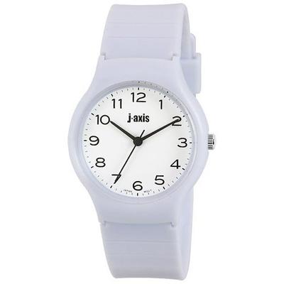 J-AXIS Men's TCL59-W (White Sun Flame) Round Watch White Analog