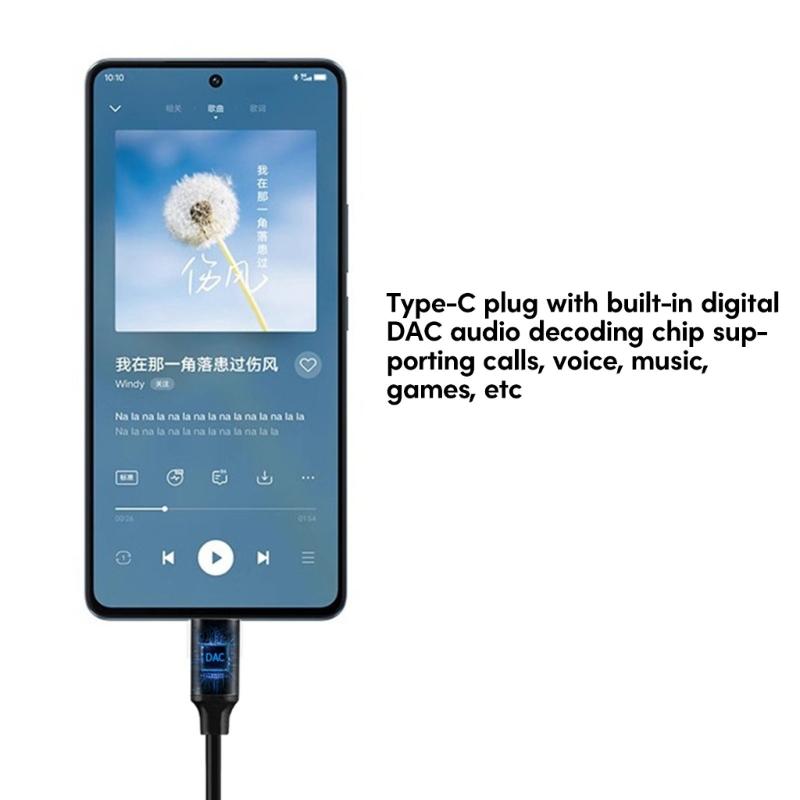 Durable Cable for 700 QC25 QC35 QC45 AE2 Headphone Cord Nylon/TPE Wire Improve Your Listen Experience Hifi Sound Cord