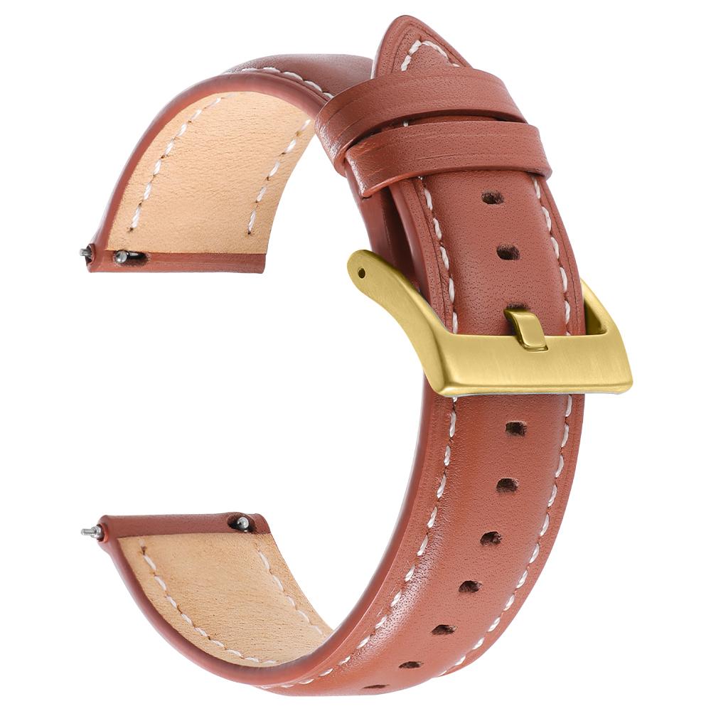 Cinturino per Orologio in Pelle di Vitello Materiale Morbido Cinturino da Polso 18mm 20mm 22mm con Fibbia in Acciaio Inossidabile Accessori per Orologio