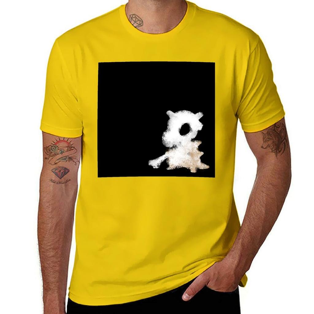 Lonely Cubone Tshirt Short Sleeve Tee Graphics Blacks Mens T Shirts Pack