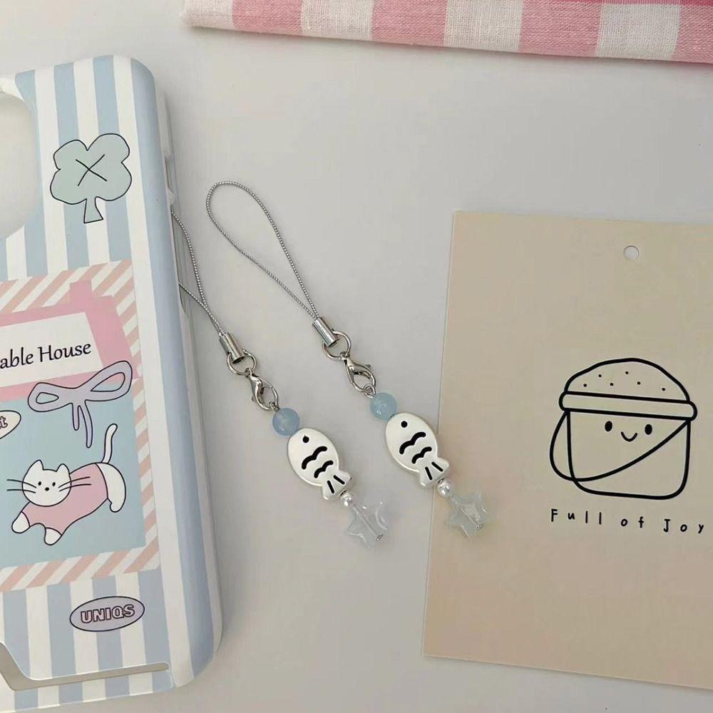 Pendant Cell Phone Strap Phone Charm Mobile Lanyard Aesthetic Fish Phone Chain Bag Keychain
