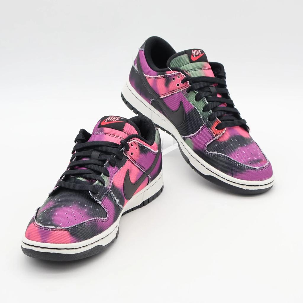 DM0108-002 Nike Dunk Low Graffiti Pink Black Sage Ash Green Tie Dye (Men's)