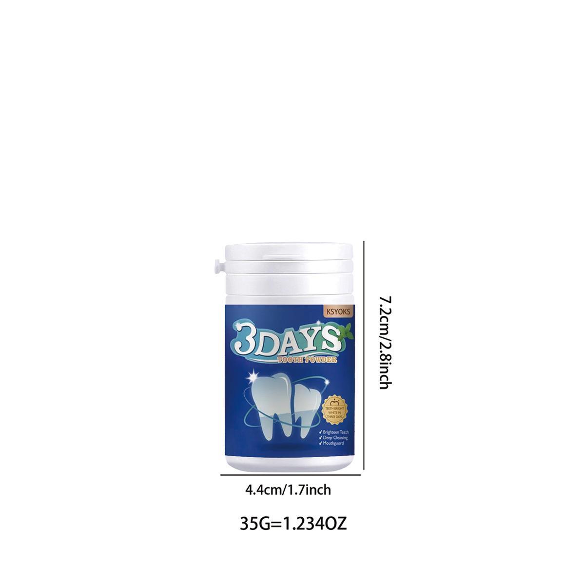 

Зубы становятся белыми в течение трех дней, и вы можете почувствовать, как он очищает ваши зубы при использовании. 35g