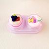 Portable Contact Lenses Case Remover Tool with Cover Travel Easy Carry Plunger Suction Cup Applies Contacts Safely