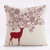 Watercolor Pattern Of A Moose Throw Pillow Cover With Short Plush Print Living Room Sofa Decoration Cushion Cover Pillow Covers
