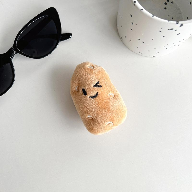 Plush Doll Mobile Phone Airbag Bracket Back Sticker Retractable Desktop Support Frame Cute Capybara Ring Buckle