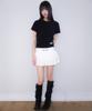 Rose Franz Rose Cancan Mini Skirt [White]