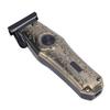 Electric Hair Clipper Vintage Metal Body High Power Low Noise Rechargeable Hair Trimmer with 3 Guide