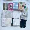 M5 Mini Binder Refill Pages Clear PP Cover Photo Album Portable 5-Hole Budget Planner Photocard Holder with Sleeves for School