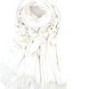 Warm Tassel Shawl Autumn and Winter Solid Color Cashmere Scarf Winter Solid Color Wool Scarf for Men and Women