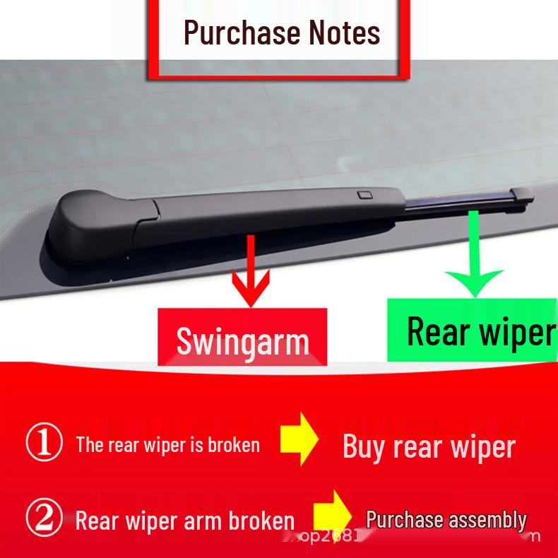 Rear Wiper Blade for Dongfeng Fengshen AX7, AX3, AX4, AX5, Yixuan GS, Fengshen H30