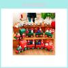 Festive Xmas Wooden Christmas Train Santa Claus Holiday Decoration For Home And Kids