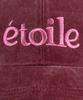 Wig Etoile Stone Washed Ball Cap - Burgundy