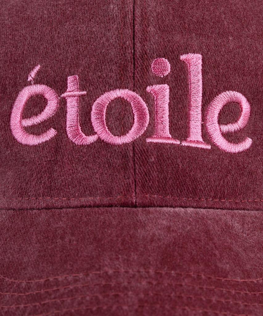 Wig Etoile Stone Washed Ball Cap - Burgundy