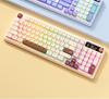 BOW Hangshi K520U Wired RGB Keyboard for Laptops & Desktops, Girls Typing Edition