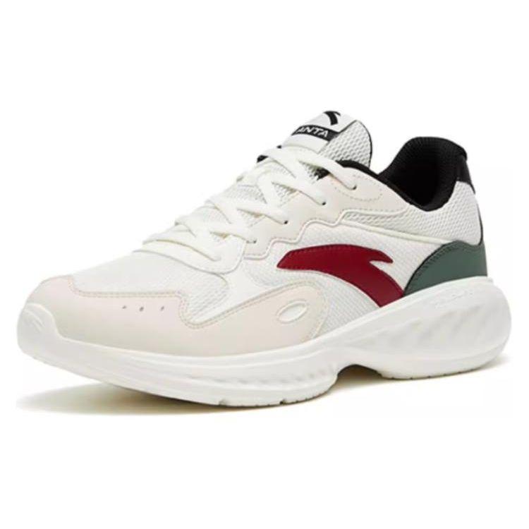 Anta Star Cloud Running Series Fabric Synthetic Leather Shock Absorbing Non-Slip Wear-Resistant Low-Top Running Shoes Men Sneaker 912445571-1