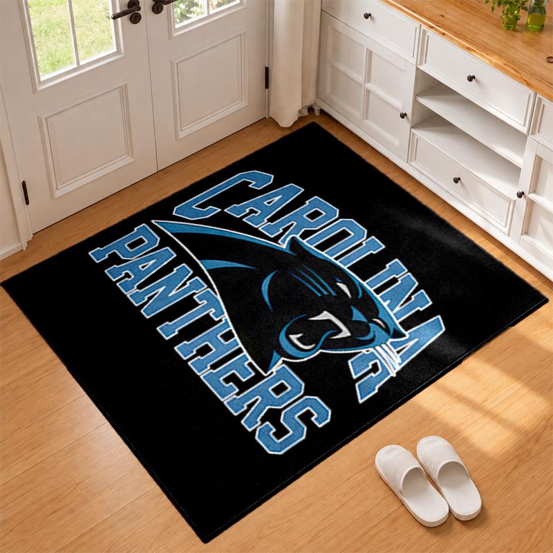 Carolina Panthers Carpet Door Mat for Living Room or Bedroom Protective Mat Under Chair Office Decoration Christmas Gift Birthday Present