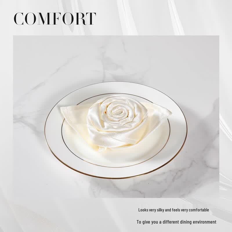 Polyester Hotel Dining Napkins 50x50cm