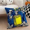 Luxury perfume illustration Cushion Cover Natural Linen Double Sided Print  Throw Pillow Case for Sofa Couch Home Decor