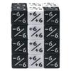 Oleporel 24 Dice Counters, Token Dice, Loyalty Dice, D6 Dice, White +1/+1 and Black -1/-1, Compatible with Magic, MTG, CCG, and Card Game Accessories