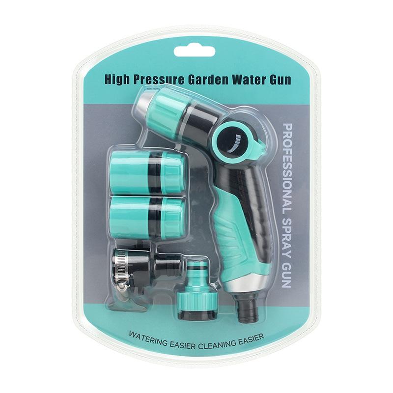 Multi-Functional Water Gun Set: Garden Sprinkler, Spray Gun, and Car Wash Tool