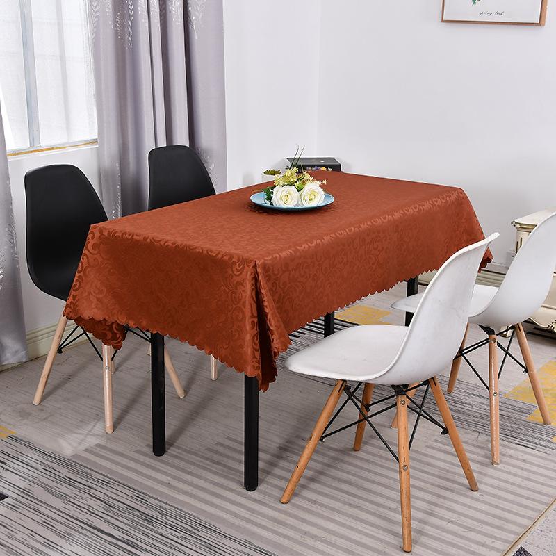 Hotel Restaurant Restaurant Essensstand Platz Tischdecke Tischdecke Rechteckig Esstischdecke Benutzerdefiniert Lila Königsblau