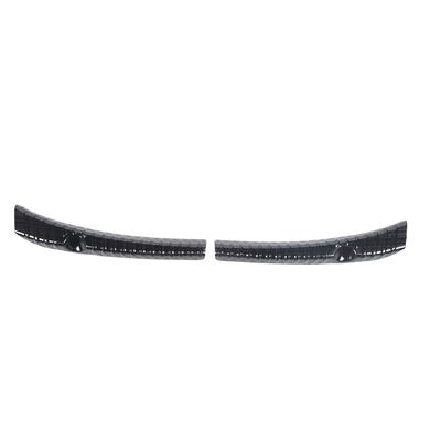 2PCS Rear Trunk Sill Guard Cover Stainless Steel Rear Bumper Door Sill Protector for Model 3 Highland 2024 Black Silk