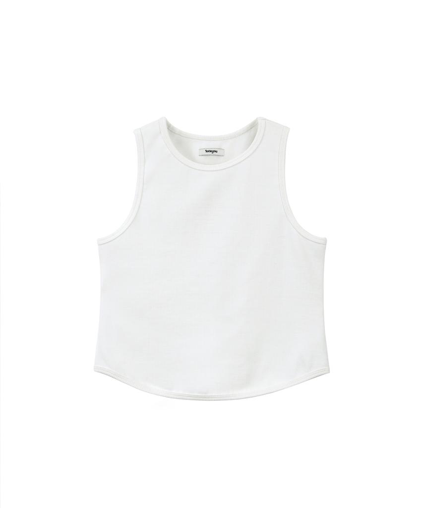 LOTSYOU Lotsyou_Basic Sleeveless White