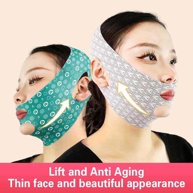 V-Shape Anti-Snoring Sleeping Mask with Face Slimming Belt Health Care Tool to Close Mouth And Stop Snoring