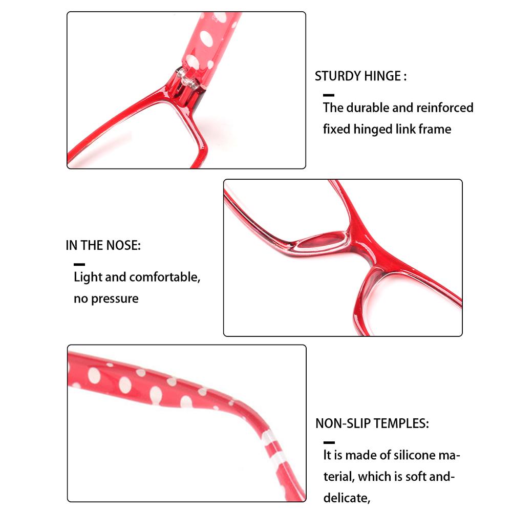 Turezing Mode Print Blumenrahmen Lesebrille Für Frauen mit Federbügel Männer HD Altersweitsichtigkeit Leser Optische Brille