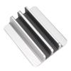 Laptop Holder Vertical 2 Slots Aluminum Alloy Adjustable Laptop Stand for Home Office Desktop Tablet Notebook