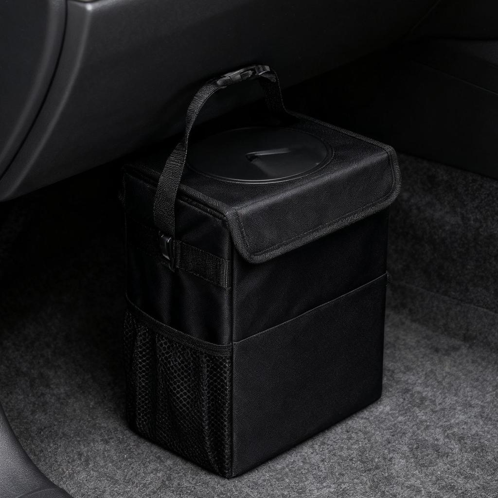 Car Garbage Can Leakproof Interior Organizer Bag Vehicle Trash Can For Truck SUV Road Trips Weekend Outings Vacation Outdoor