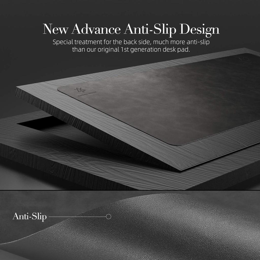 YSAGi Desk Mat Leather Desk Pad Large Mouse Pad Leather Ultra Design Waterproof Easy Cleaning Office Home Decor Large Desk Pad Double-Sided Anti-Slip