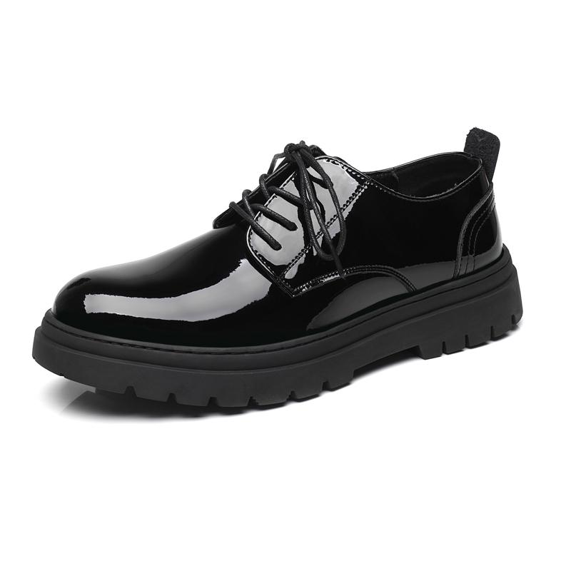 Fashion Hot Sale Casual Leather Shoes for Men Lace Up Oxford Footwear Outdoor Office Mens Formal Dress Shoes Elegantes Business Sneakers