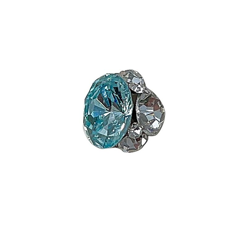 2pcs Glass Nail Stones Diy Charms Colorful Crystal Nail File Diamond Luxury Pigeon Eggs Nail Art Rhinestones Gems Sparkle