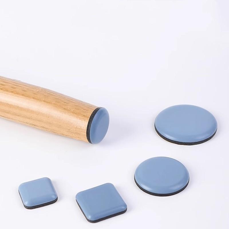 4/8Pcs Self-Adhesive Furniture Glides Stick-on Chair Leg Slider Bumper Pad Floor Protector for Table Sofa Carpet Tile Hardwood
