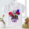 Fashionable and cool children's T-shirt with digital printing
