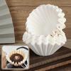 100pc Disposable Coffee Filter, Basket Type 8-10Cup, Compatible with Single Pouring Coffee Machine and Dripping Coffee Machine