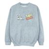 Disney Womens/Ladies Toy Story Buzz Pulling Logo Sweatshirt