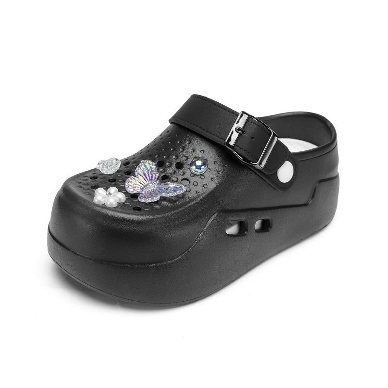 Unusual EVA Clog Shoes Lightweight Hollow Garden Sandals 35