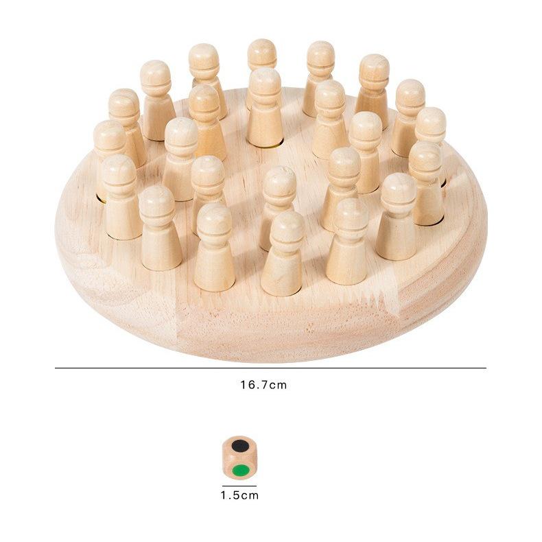 

Красочная деревянная игра на память и шашки для логического мышления и взаимодействия родителей и детей