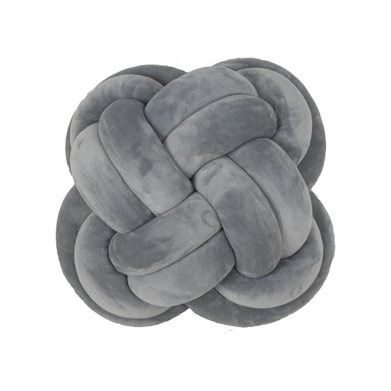Modern Minimalist Knit Pillow With Soft Plush Cover For Living Room Decor