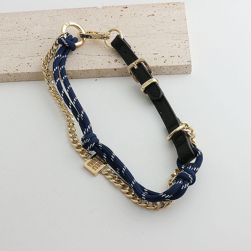 2024 Letní Horký Styl UIM Série Dlouhý Řetízek Přívěsek na Kabelku & Náramek s Více Kruhy Klíčenka Popruh