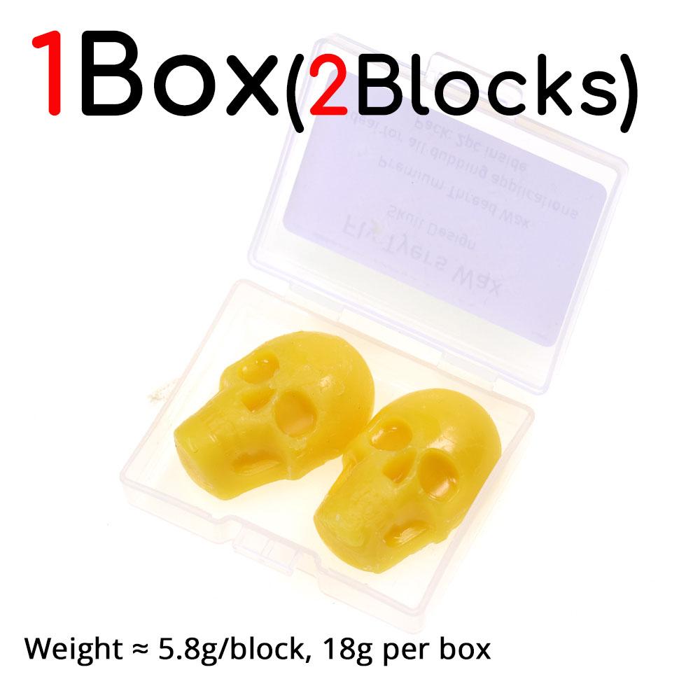 1Box Fly Tying 3D Skull Bone Dubbing Tool Non Slip for Dubbing Loop Split Thread Essential for Slippery Fly Tying Materials