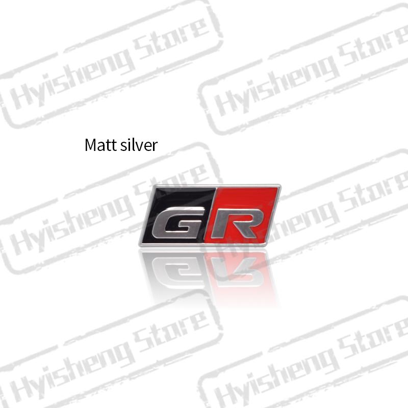 

Metal Car Styling GR Sport Sticker Steering Wheel Badge Emblem For Toyota Yaris Corolla C-HR RAV4 Prado Prius Camry Reiz Aygo