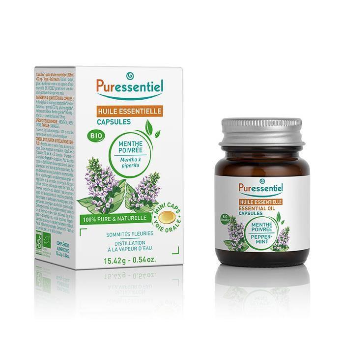 Puressentiel Capsules de Menthe Poivrée Bio - 60 Capsules