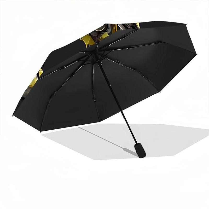 1pc Transformer Robot Auto Open/close Umbrella, Portable Travel Umbrella, Everyday Use - Outdoor Accessory, Artistic Pattern, Compact Design, Fashion