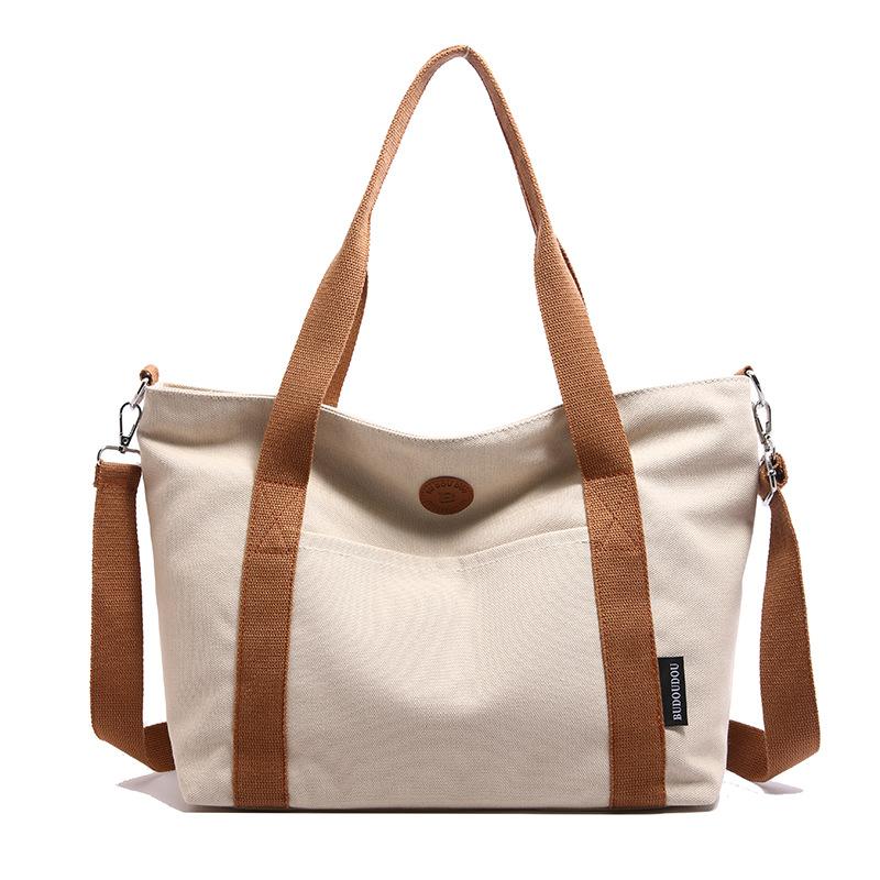 

Сумки Женские сумки-тоут Сумки через плечо 2025 нишевые сумки для студентов колледжей повседневные сумки Сумки-тоут большой вместимости белый